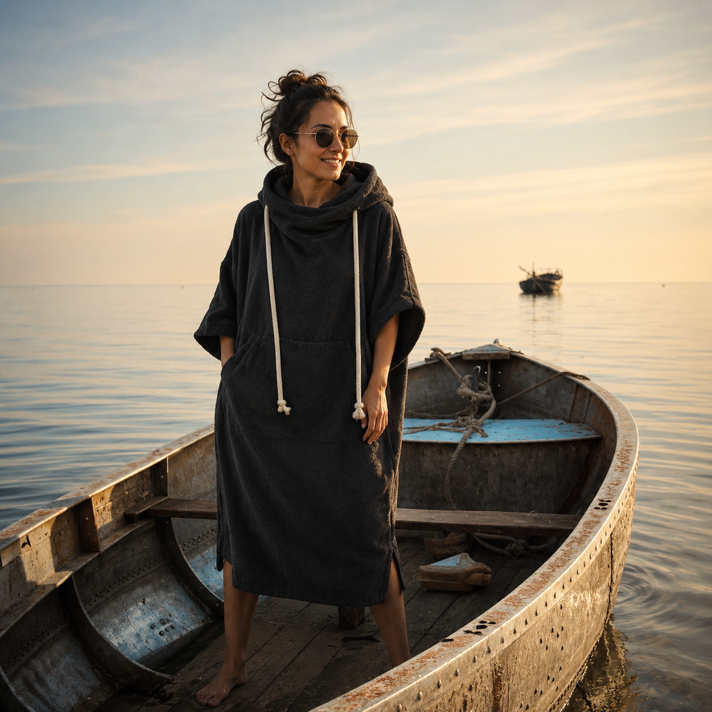 Premium Terry Towel Poncho